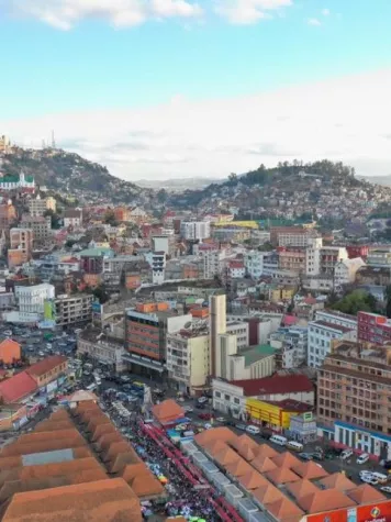 Vue sur la ville Antananarivo